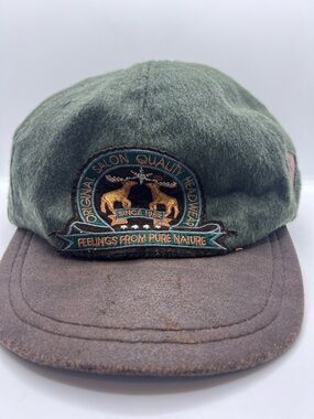 Rare SALON LAKKITEHDAS Feelings From Pure Nature 65% Wool Moose 61 Hat Vintage